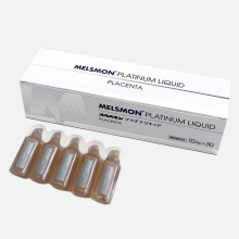 Nhau thai ngựa Melsmon Platinum Liquid Placenta 30 ống của Nhật