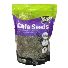 Hạt chia Absolute Organic Chia Seeds 1kg của Úc