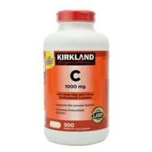 Viên Uống Bổ Sung Vitamin C 1000mg Kirkland 500 Viên của Mỹ