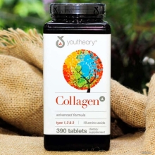 Viên uống chống lão hóa da Collagen Youtheory Type 1-2-3-390v