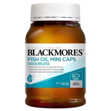 Viên uống dầu cá Blackmores Odourless Fish Oil Mini Caps 400 viên của Úc