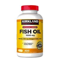 Dầu cá Kirkland Signature™ Omega-3 Fish oil 400 Viên