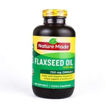 Omega 3 6 9 Nature Made Flaxseed oil 1400 mg hộp 300 viên của Mỹ