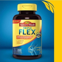 Hỗ trợ điều trị khớp - Triple Flex Nature Made của Mỹ hộp 200 viên