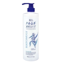 Sữa tắm dưỡng ẩm trắng da Hatomugi 800ML Nhật Bản