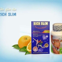 Viên uống Giảm Cân giúp ngăn chặn khả năng hấp thu chất béo của cơ thể Rich Slim 60 viên của Mỹ