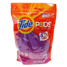 Viên giặt bột giặt Tide Pods của Mỹ bịch 38 viên - Spring Meadow 2016