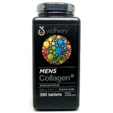 Viên uống Collagen Youtheory Men's Type 1, 2 & 3 dành cho nam 390 viên