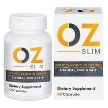 Viên uống giảm cân OZ Slim Natural, Pure & Safe 40 viên của Mỹ