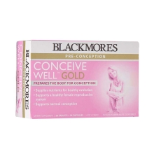 VIÊN UỐNG TĂNG KHẢ NĂNG THỤ THAI BLACKMORES CONCEIVE WELL GOLD - 28 VIÊN CỦA ÚC