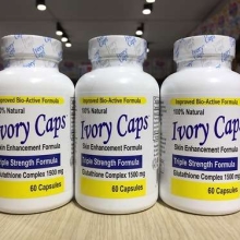 Viên uống giúp làm trắng da Glutathione Complex 1500mg Ivory Caps 60 viên của Mỹ