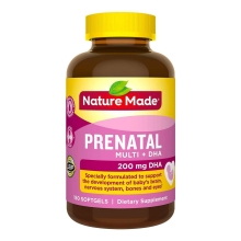 VIÊN UỐNG CHO BÀ BẦU NATURE MADE PRENATAL MULTI DHA - 150 VIÊN CỦA MỸ
