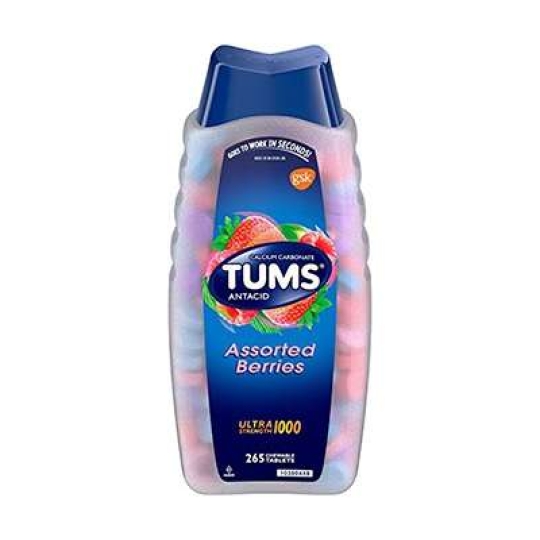 Viên nhai điều trị dạ dày TUMS Extra Strength 1000 của Mỹ 265 viên