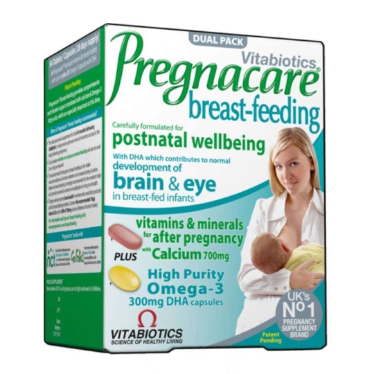 Vitamin tổng hợp cho phụ nữ sau sinh Pregnacare Breast Feeding 84 viên