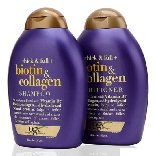 Dầu gội - xả kích thích mọc tóc Biotin & Collagen