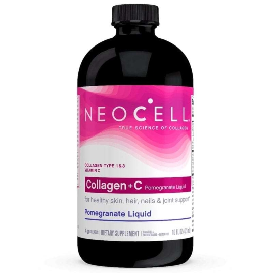 Nước uống đẹp da, ngăn ngừa lão hóa Collagen lựu + C 473ml của Mỹ