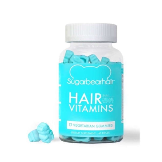 Kẹo Dẻo Bổ Sung Vitamin Kích Thích Mọc Tóc Hair Vitamins Sugarbearhair 60 viên của Mỹ