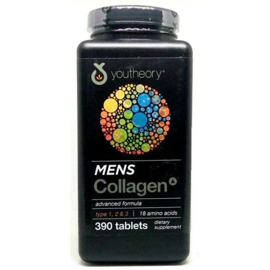 Viên uống Collagen Youtheory Men's Type 1, 2 & 3 dành cho nam 390 viên
